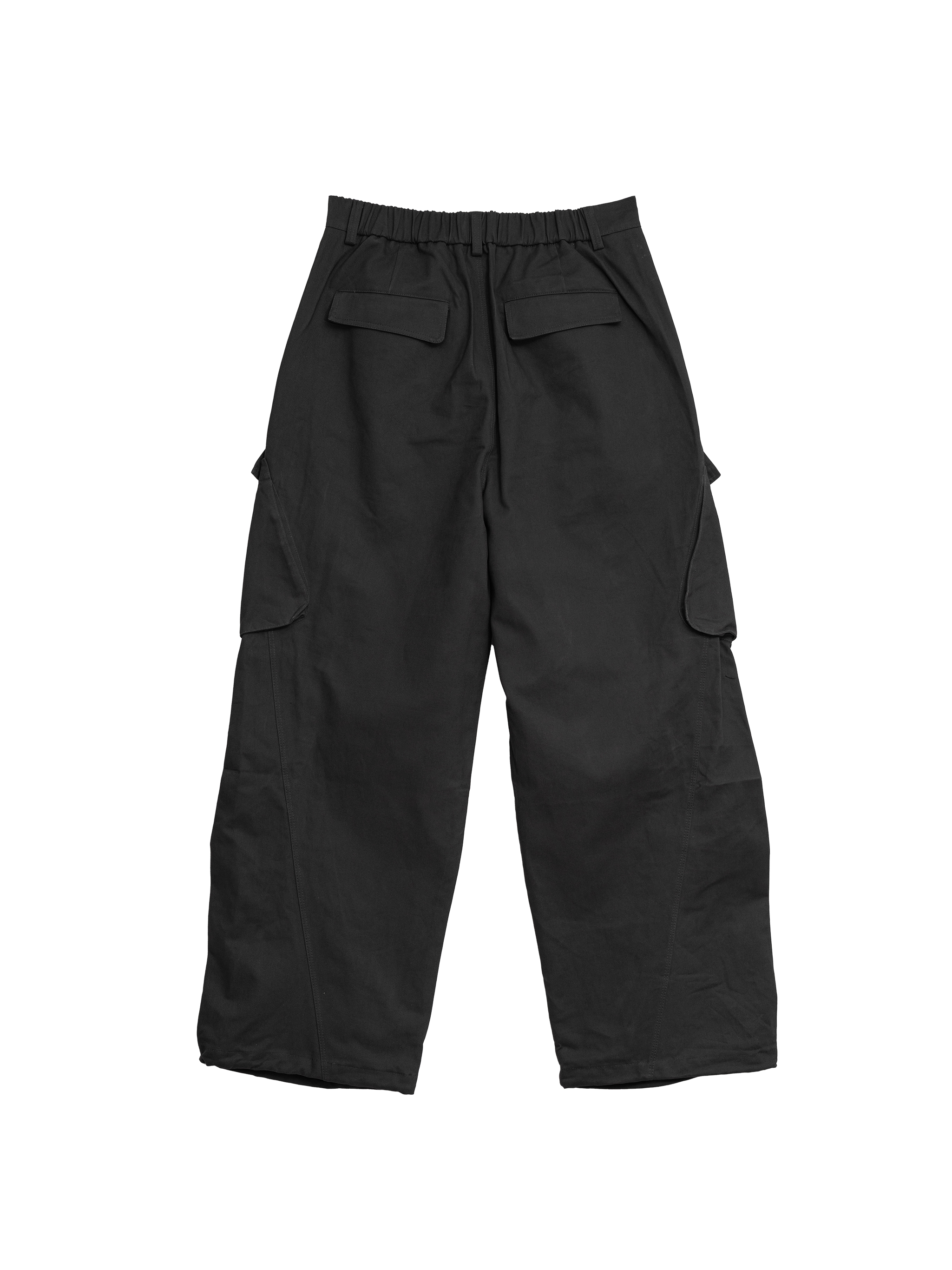 SOK Cargo Pants 摺線直筒工裝寬褲