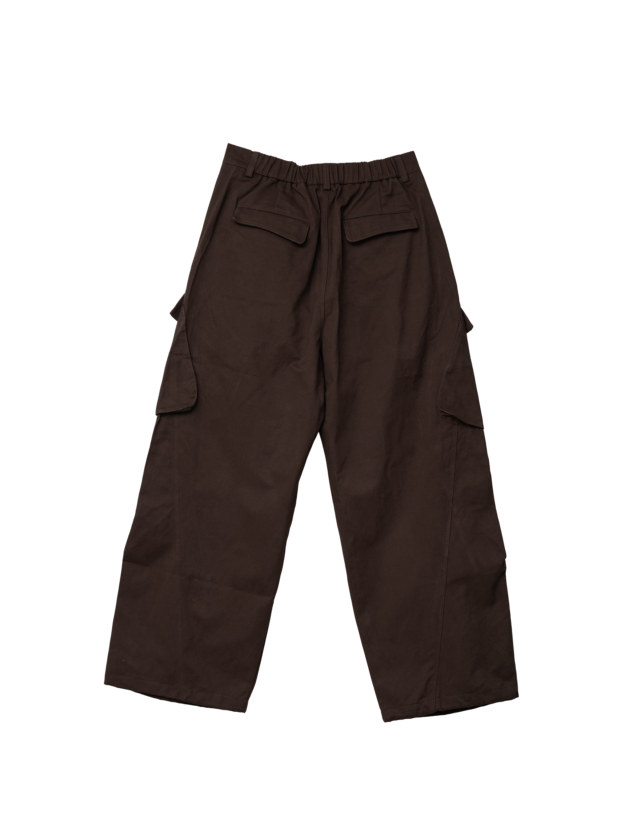 SOK Cargo Pants 摺線直筒工裝寬褲