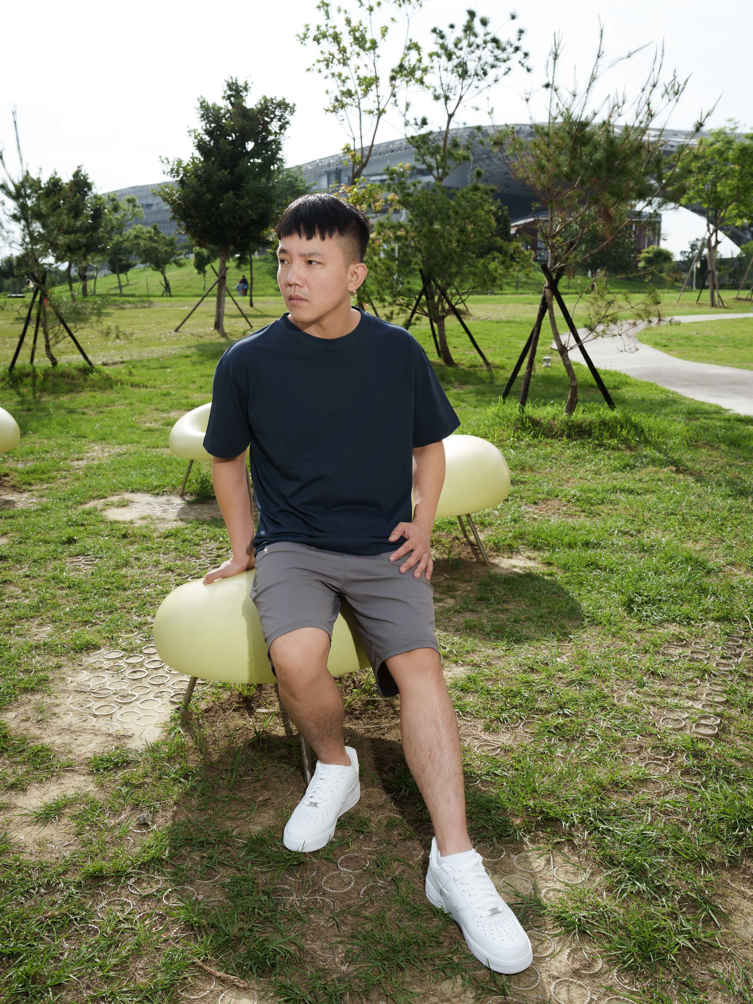 Sorona涼感高磅素面T恤