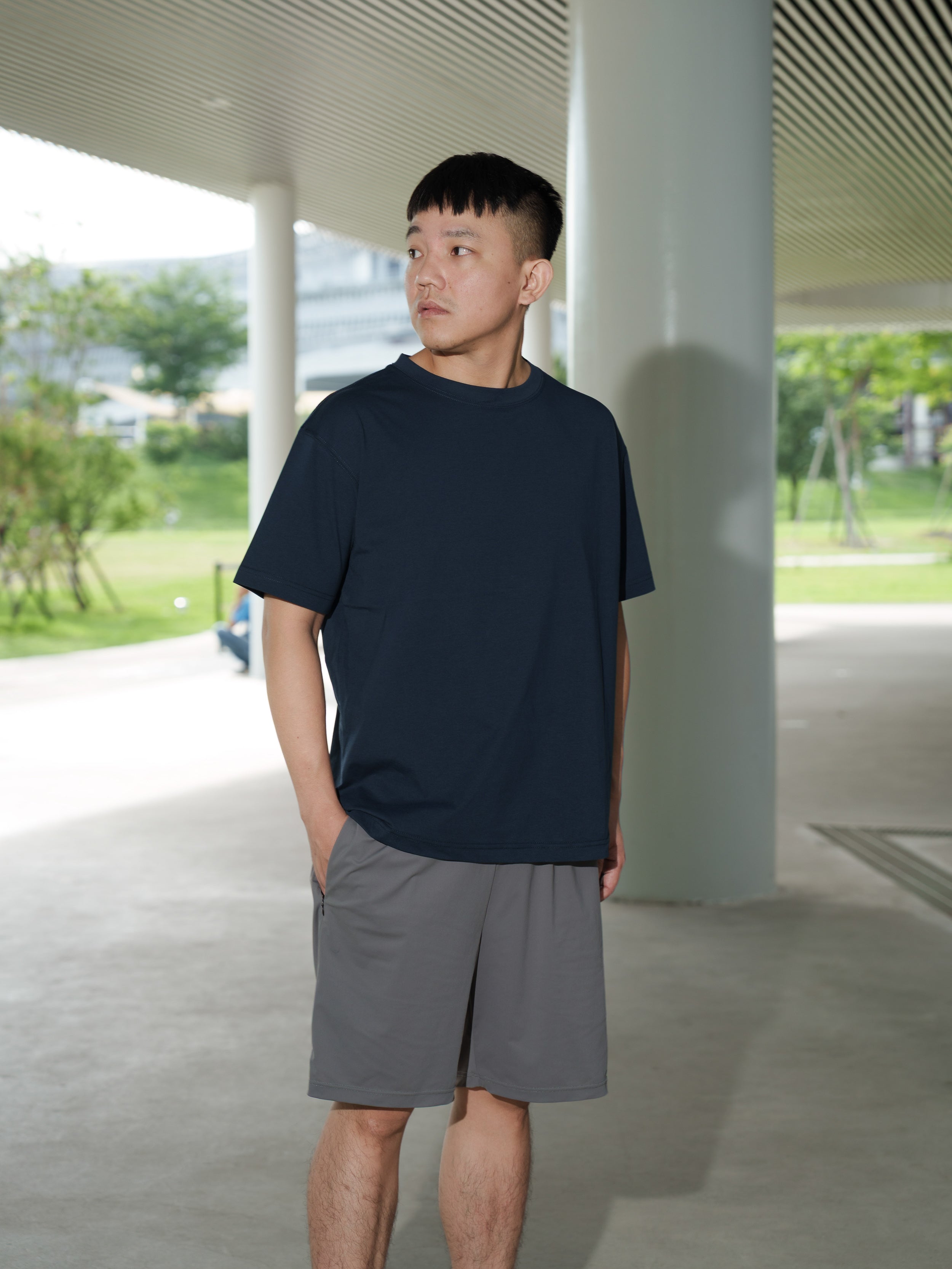 Sorona涼感高磅素面T恤