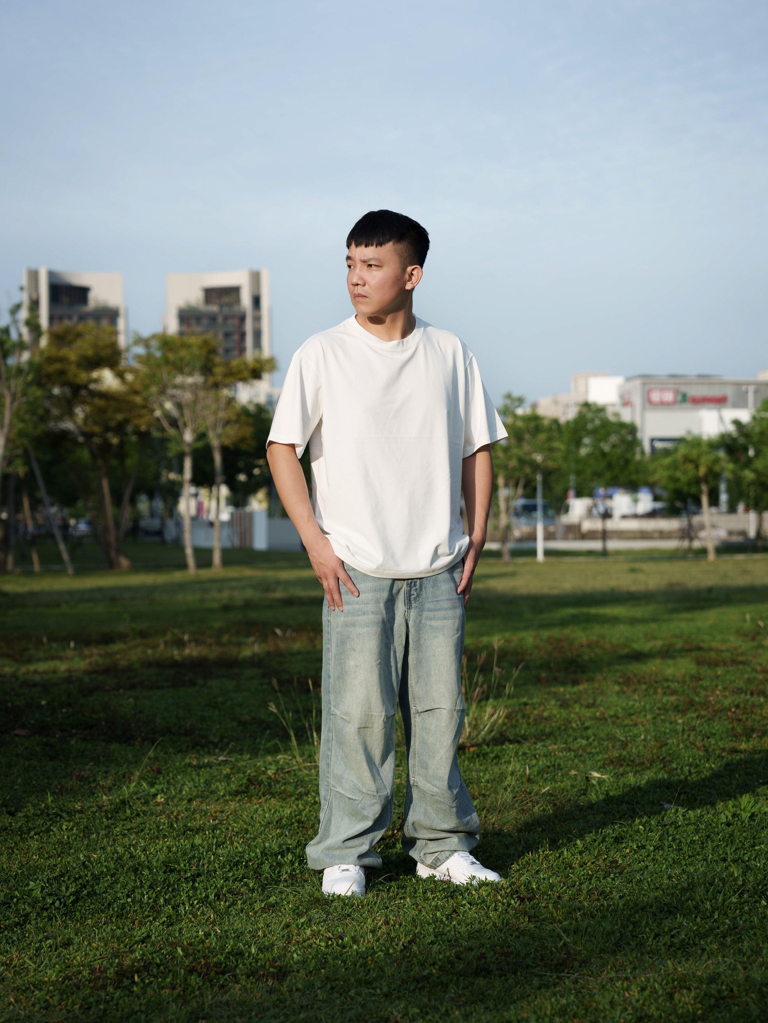 Sorona涼感高磅素面T恤
