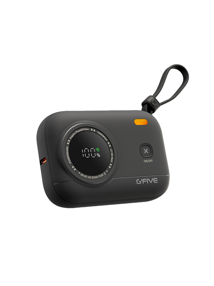 G-FIVE 基伍 彩蛋寶行動電源 10000mAh 自帶雙線 電量數顯 可上機