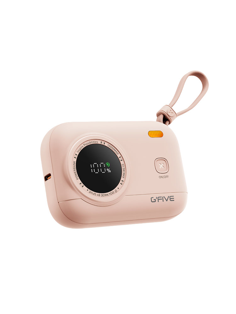 G-FIVE 基伍 彩蛋寶行動電源 10000mAh 自帶雙線 電量數顯 可上機